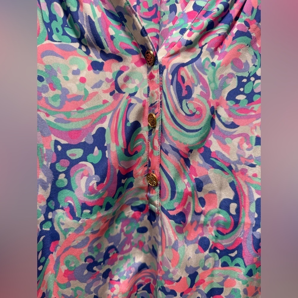 Lilly Pulitzer Elsa Silk Top​​​​ - Picture 5 of 7